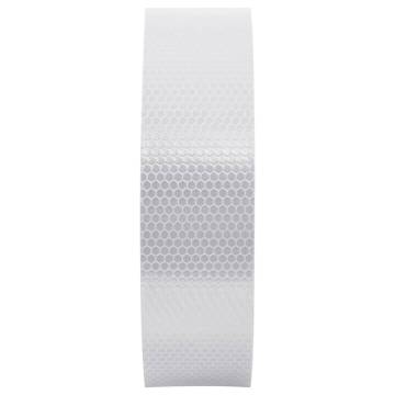 Reflective Tape White 5cm x 50m PVC - High Visibility