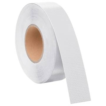 Reflective Tape White 5cm x 50m PVC - High Visibility