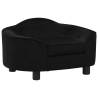 Dog Sofa Black 67x47x36 cm Plush - Comfortable Pet Furniture