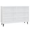 White Sideboard 103.5x35x70 cm - Industrial Style Storage