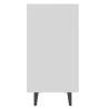 White Sideboard 103.5x35x70 cm - Industrial Style Storage