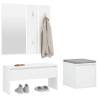 Stylish White Hallway Furniture Set - Durable & Functional