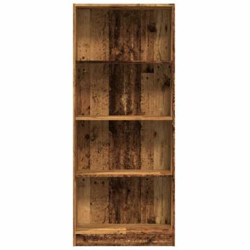 Bookcase Old Wood 60x24x143 cm - Stylish Storage Solution