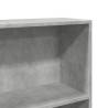 Concrete Grey Bookcase 80x24x109 cm - Stylish Storage Solution