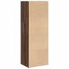 Brown Oak Bookcase - 40x30x114 cm Engineered Wood Storage