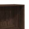 Brown Oak Bookcase - 40x30x114 cm Engineered Wood Storage