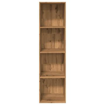 Artisian Oak Bookcase - 40x30x152 cm Engineered Wood