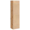 Artisian Oak Bookcase - 40x30x152 cm Engineered Wood