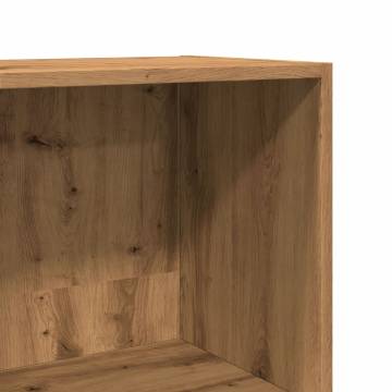 Artisian Oak Bookcase - 40x30x152 cm Engineered Wood