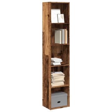 Bookcase Old Wood 40x30x189 cm - Stylish Storage Solution