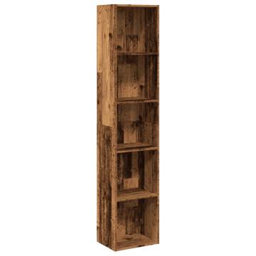 Bookcase Old Wood 40x30x189 cm - Stylish Storage Solution