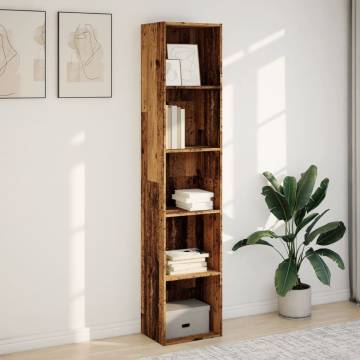 Bookcase Old Wood 40x30x189 cm - Stylish Storage Solution