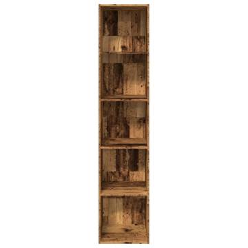 Bookcase Old Wood 40x30x189 cm - Stylish Storage Solution