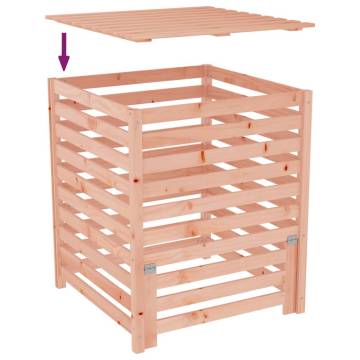 Composter 82.5x82.5 cm | Solid Douglas Wood for Garden Waste