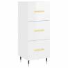 Highboard High Gloss White - Stylish Storage Solution