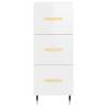 Highboard High Gloss White - Stylish Storage Solution