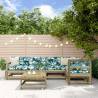 6 Piece Garden Lounge Set Impregnated Wood Pine Colour natural impregnated Number of 6 