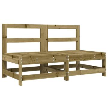 6 Piece Garden Lounge Set | Impregnated Pine Wood - HipoMarket