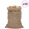 Jute Sacks 30 pcs 60x105 cm 100% Jute 340 gsm Size 60 x 105 cm Quantity in Package 30 