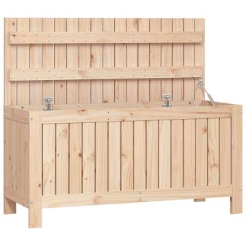 Garden Storage Box 108x42.5cm - Solid Pine Wood | Hipo Market