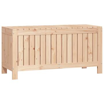 Garden Storage Box 108x42.5cm - Solid Pine Wood | Hipo Market