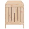 Garden Storage Box 108x42.5cm - Solid Pine Wood | Hipo Market