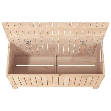 Garden Storage Box 108x42.5cm - Solid Pine Wood | Hipo Market