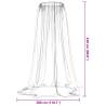 Mosquito Net for Umbrella - 220 Mesh Black Φ300x230 cm