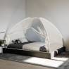  Mosquito Net Mongolia with Doors 220 Mesh White 200x120x130 cm Colour white Size 200 x 120 x 130 cm 