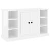 Stylish High Gloss White Sideboard | 100x35.5x60 cm