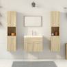 5 Piece Bathroom Furniture Set - Sonoma Oak