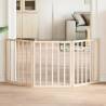  Dog Gate Foldable 3 Panels 150 cm Poplar Wood Colour natural Size 50 x 60 x 2 cm Quantity in Package 3 