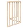 Foldable 3-Panel Dog Gate - 150 cm Poplar Wood | HipoMarket