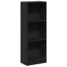 Stylish Black Bookcase - 40x24x109 cm Engineered Wood