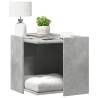 Cat Litter Box Enclosure - Concrete Grey, 53x53x51 cm