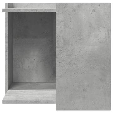 Cat Litter Box Enclosure - Concrete Grey, 53x53x51 cm