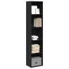 Bookcase Black 40x30x189 cm - Stylish Engineered Wood Storage