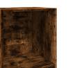 Bookcase Smoked Oak - 40x30x114 cm Engineered Wood Storage