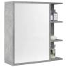  Bathroom Mirror Cabinet Concrete Grey 62.5x20.5x64 cm Engineered Wood Colour concrete grey Quantity in Package 1 