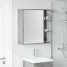 Bathroom Mirror Cabinet - Concrete Grey 62.5x20.5x64 cm