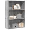  Bookcase Grey Sonoma 80x30x114 cm Engineered Wood Colour grey sonoma Quantity in Package 1 Height 114 cm Width 80 cm 