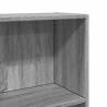 Bookcase Grey Sonoma 80x30x114 cm Engineered Wood | HiPo Market