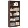  Bookcase Brown Oak 80x24x176 cm Engineered Wood Colour brown oak Quantity in Package 1 Height 176 cm Width 80 cm 