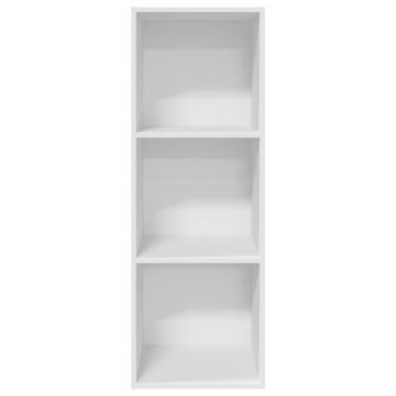 Bookcase White 40x30x114 cm - Stylish Storage Solution