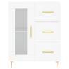 Stylish Highboard White - 69.5x34x180 cm | Hipomarket