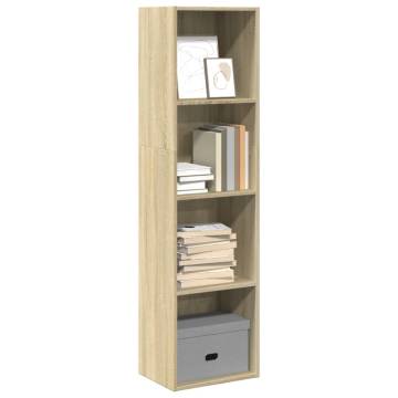 Bookcase Sonoma Oak - Stylish Storage Solution | HipoMarket