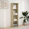 Bookcase Sonoma Oak - Stylish Storage Solution | HipoMarket