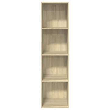 Bookcase Sonoma Oak - Stylish Storage Solution | HipoMarket