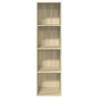 Bookcase Sonoma Oak - Stylish Storage Solution | HipoMarket