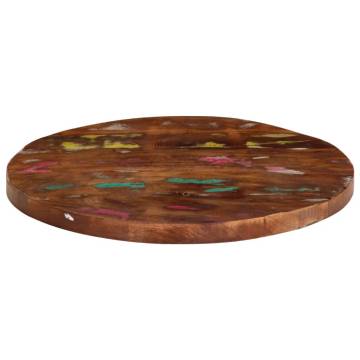 Table Top Ø 90 cm - Round Solid Reclaimed Wood | HiPoMarket